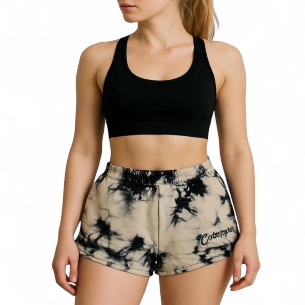 CIVIL Regime 100% Cotton Tie-Dye Women's Athletic Loungewear Shorts Size Small